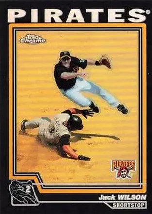 2004 Topps Chrome - Black Refractors #204 - Jack Wilson - Pittsburgh Pirates