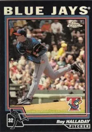 2004 Topps Chrome - Black Refractors #209 - Roy Halladay - Toronto Blue Jays