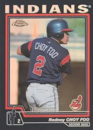 2004 Topps Chrome - Black Refractors #217 - Rodney Choy Foo - Cleveland Indians