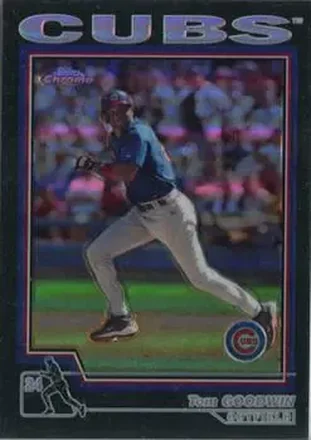2004 Topps Chrome - Black Refractors #289 - Tom Goodwin - Chicago Cubs