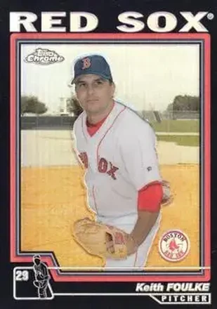 2004 Topps Chrome - Black Refractors #360 - Keith Foulke - Boston Red Sox