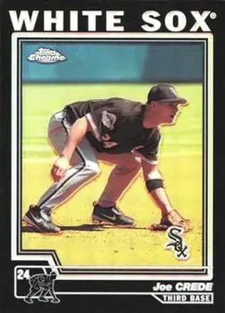 2004 Topps Chrome - Black Refractors #369 - Joe Crede - Chicago White Sox
