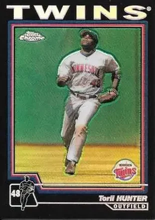 2004 Topps Chrome - Black Refractors #372 - Torii Hunter - Minnesota Twins