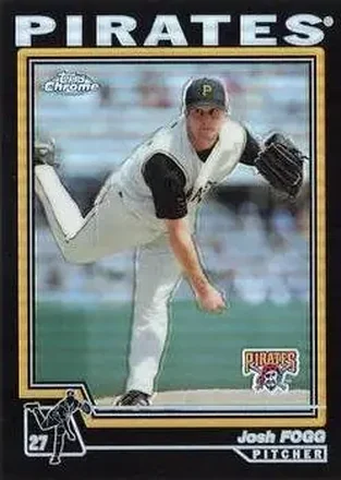 2004 Topps Chrome - Black Refractors #385 - Josh Fogg - Pittsburgh Pirates