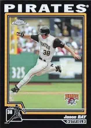 2004 Topps Chrome - Black Refractors #411 - Jason Bay - Pittsburgh Pirates