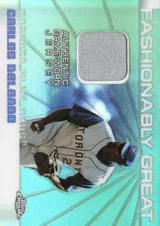 2004 Topps Chrome #FGR-CD Fashionably Great Relics Carlos Delgado