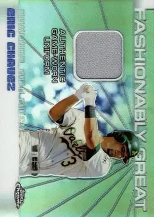 2004 Topps Chrome #FGR-EC Fashionably Great Relics Eric Chavez