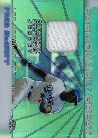 2004 Topps Chrome - Fashionably Great Relics #FGR-FM - Fred McGriff - Los Angeles Dodgers