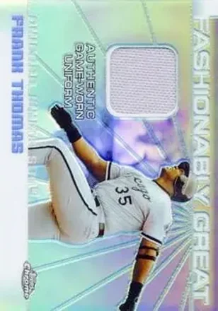 2004 Topps Chrome #FGR-FT Fashionably Great Relics Frank Thomas