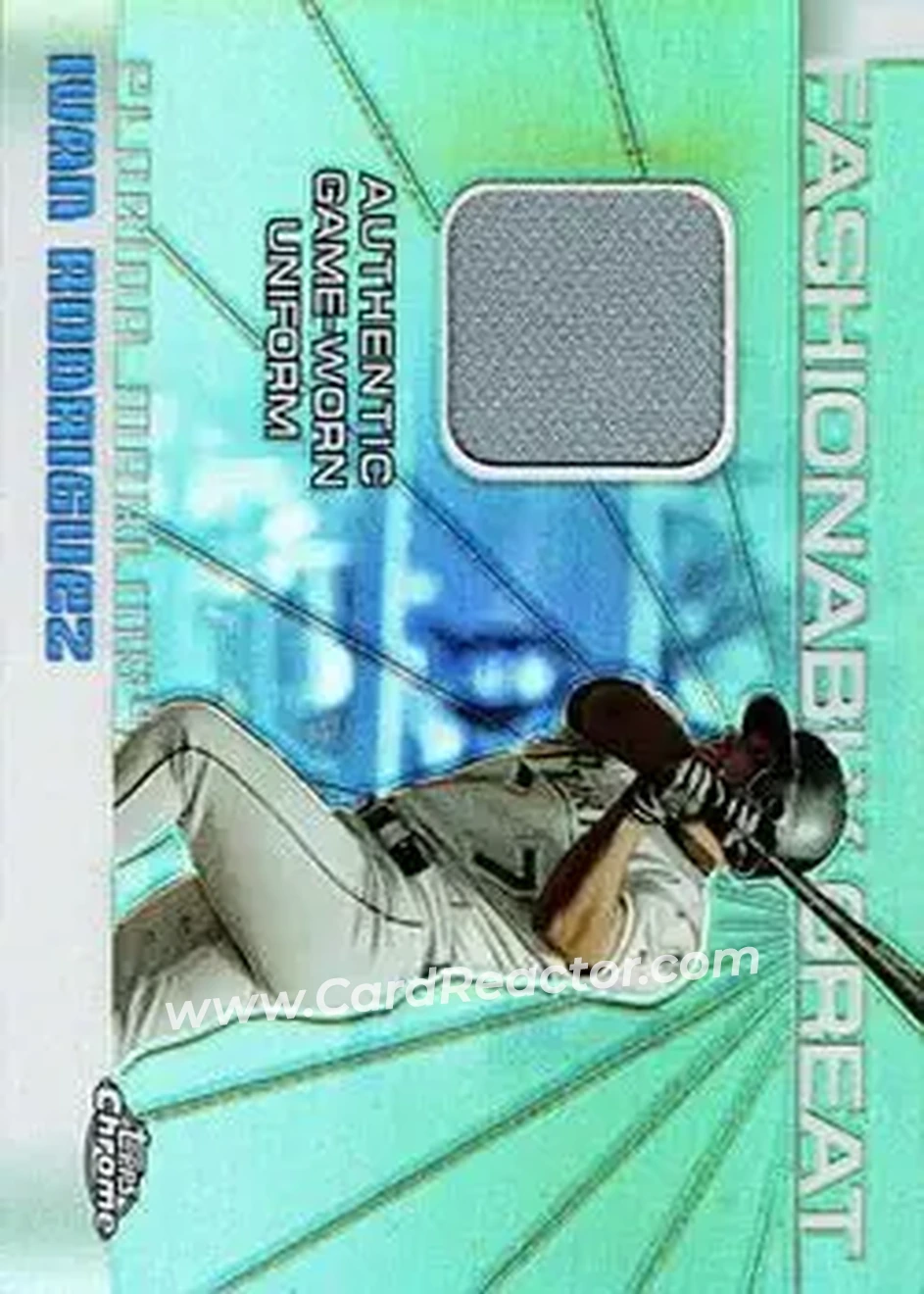 2004 Topps Chrome - Fashionably Great Relics #FGR-IR - Ivan Rodriguez - Florida Marlins - Front