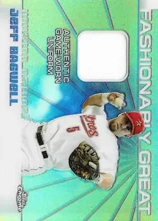 2004 Topps Chrome - Fashionably Great Relics #FGR-JB - Jeff Bagwell - Houston Astros