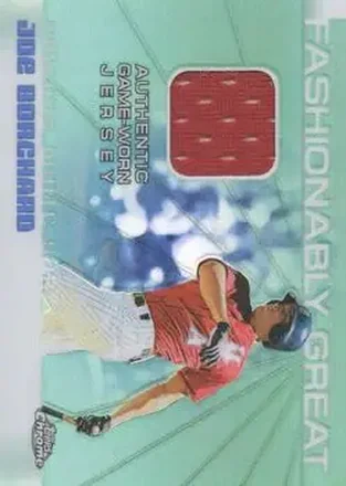 2004 Topps Chrome #FGR-JBO Fashionably Great Relics Joe Borchard