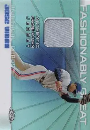 2004 Topps Chrome #FGR-JV Fashionably Great Relics Jose Vidro
