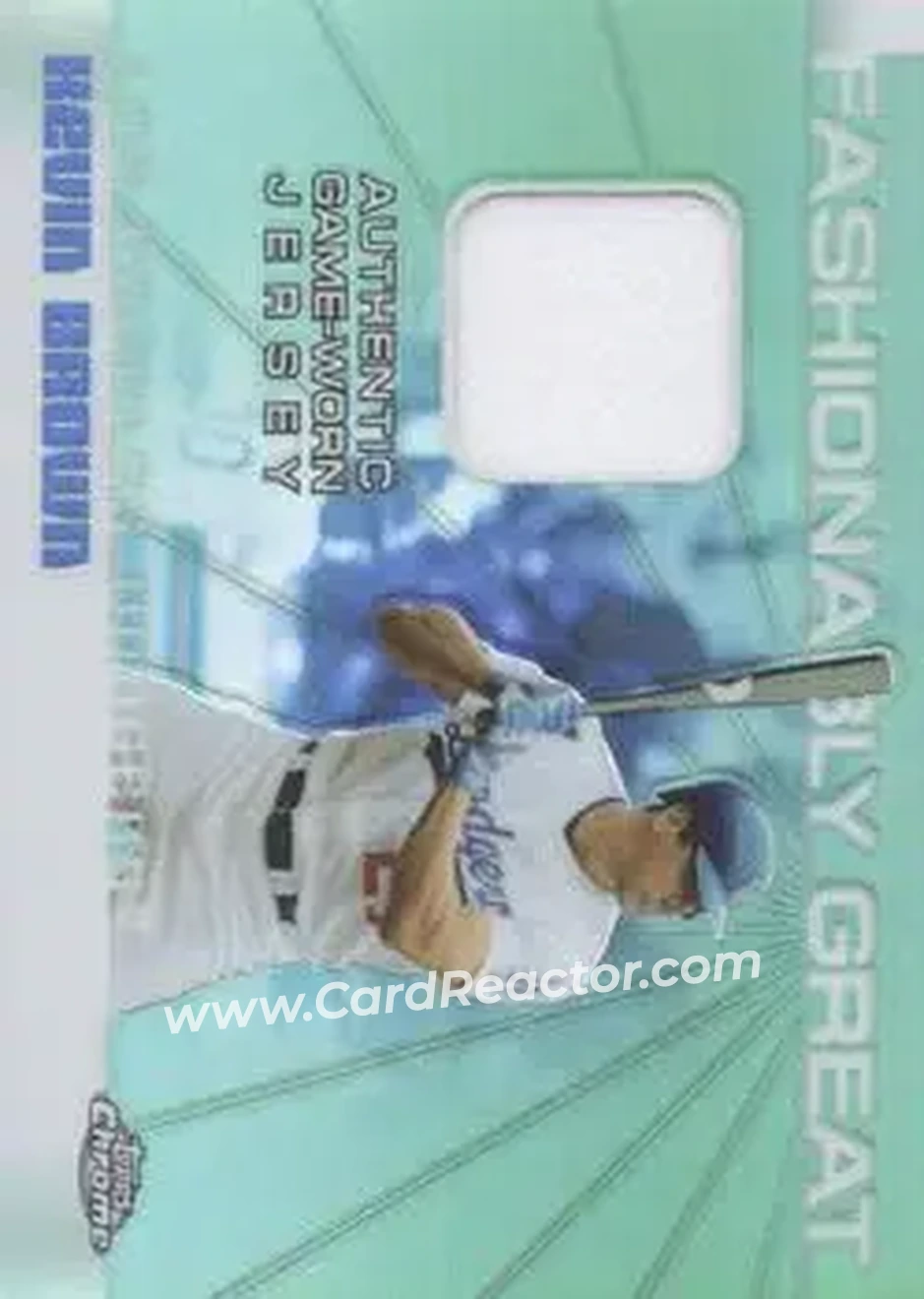 2004 Topps Chrome - Fashionably Great Relics #FGR-KB - Kevin Brown - Los Angeles Dodgers - Front