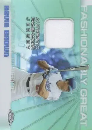 2004 Topps Chrome #FGR-KB Fashionably Great Relics Kevin Brown