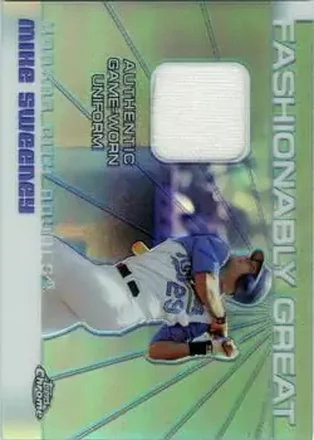 2004 Topps Chrome - Fashionably Great Relics #FGR-MS - Mike Sweeney - Kansas City Royals