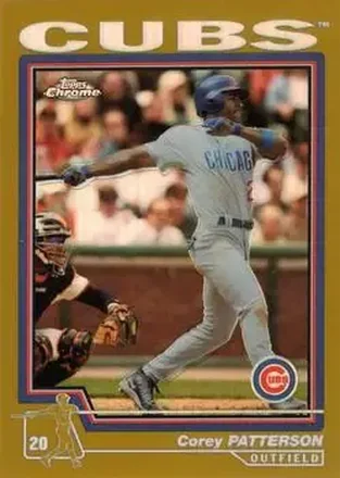 2004 Topps Chrome - Gold Refractors #18 - Corey Patterson - Chicago Cubs