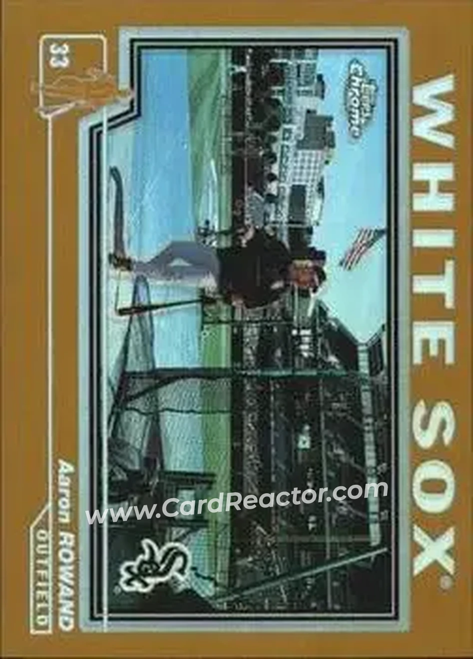 2004 Topps Chrome - Gold Refractors #19 - Aaron Rowand - Chicago White Sox - Front