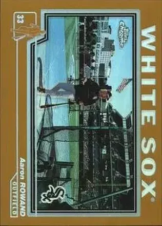 2004 Topps Chrome - Gold Refractors #19 - Aaron Rowand - Chicago White Sox