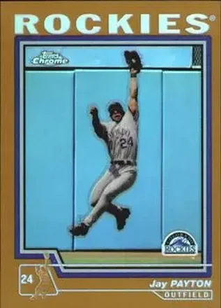 2004 Topps Chrome - Gold Refractors #23 - Jay Payton - Colorado Rockies