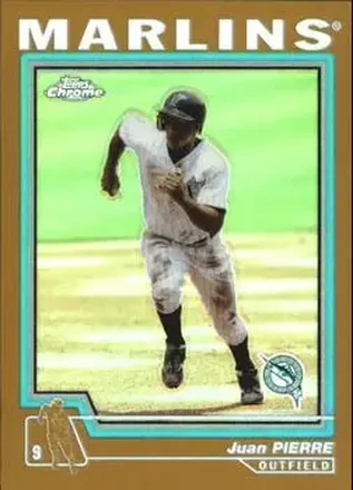 2004 Topps Chrome - Gold Refractors #26 - Juan Pierre - Florida Marlins