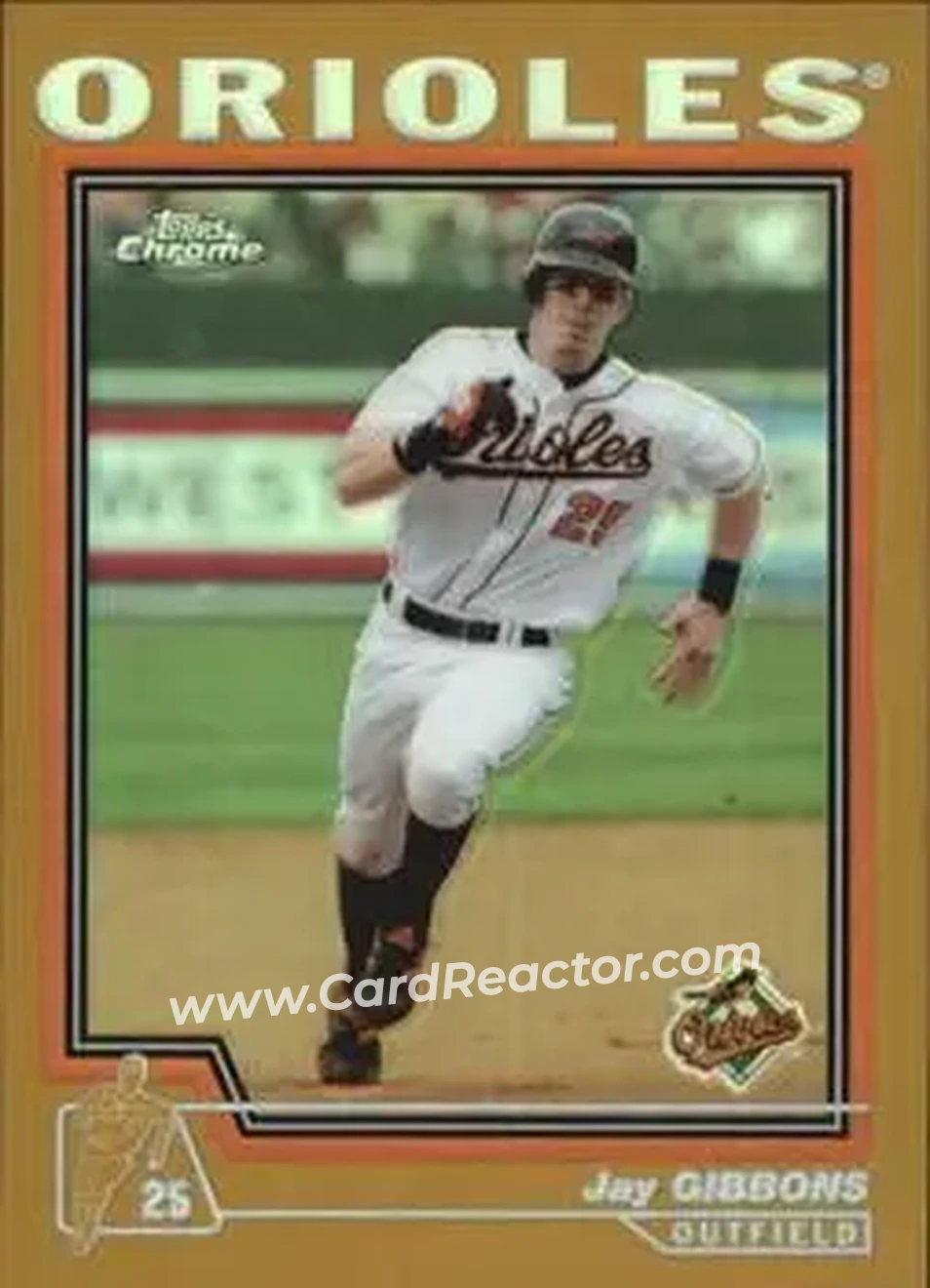 2004 Topps Chrome - Gold Refractors #46 - Jay Gibbons - Baltimore Orioles - Front