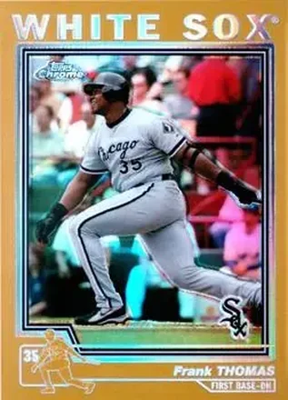 2004 Topps Chrome - Gold Refractors #49 - Frank Thomas - Chicago White Sox