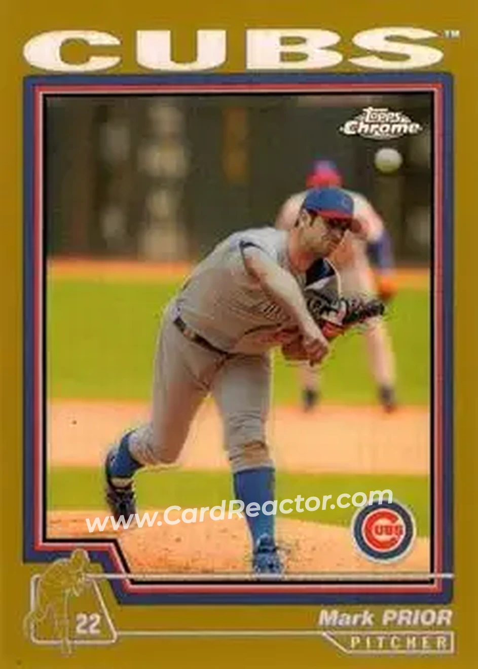 2004 Topps Chrome - Gold Refractors #50 - Mark Prior - Chicago Cubs - Front