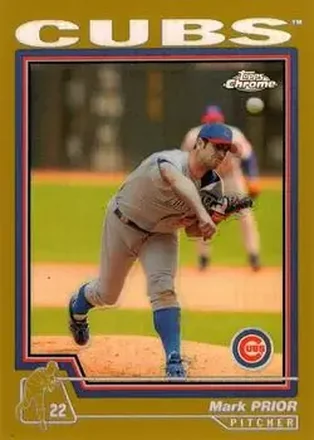 2004 Topps Chrome - Gold Refractors #50 - Mark Prior - Chicago Cubs