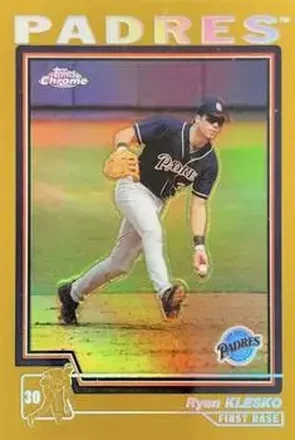 2004 Topps Chrome - Gold Refractors #54 - Ryan Klesko - San Diego Padres