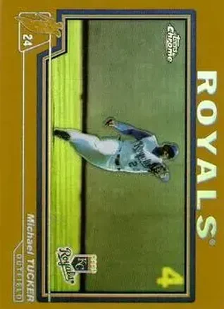 2004 Topps Chrome - Gold Refractors #57 - Michael Tucker - Kansas City Royals