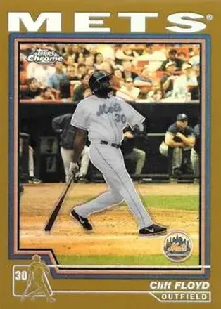 2004 Topps Chrome - Gold Refractors #66 - Cliff Floyd - New York Mets