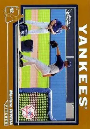 2004 Topps Chrome - Gold Refractors #67 - Mariano Rivera - New York Yankees