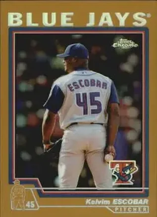 2004 Topps Chrome - Gold Refractors #68 - Kelvim Escobar - Toronto Blue Jays