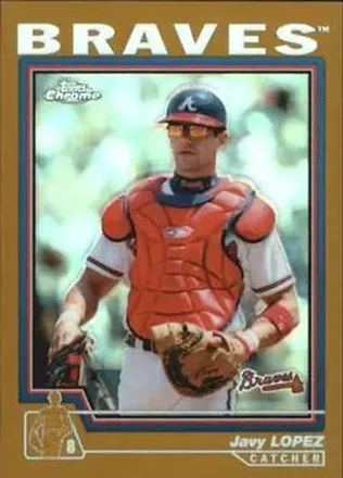 2004 Topps Chrome - Gold Refractors #78 - Javier Lopez - Atlanta Braves