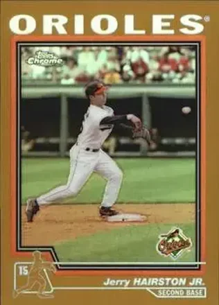 2004 Topps Chrome - Gold Refractors #79 - Jerry Hairston - Baltimore Orioles