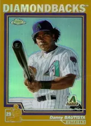 2004 Topps Chrome - Gold Refractors #85 - Danny Bautista - Arizona Diamondbacks