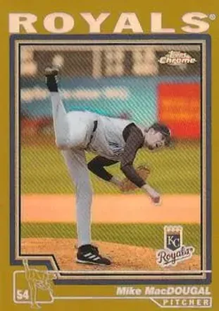 2004 Topps Chrome - Gold Refractors #113 - Mike MacDougal - Kansas City Royals