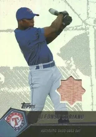 2004 Topps Clubhouse Collection #AS Alfonso Soriano