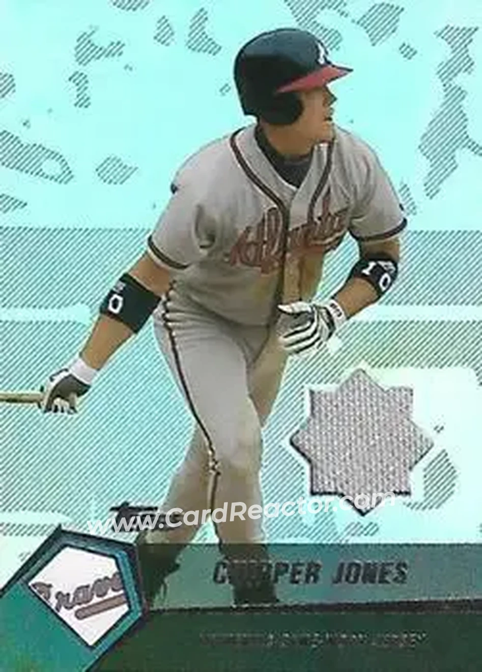 2004 Topps Clubhouse Collection #CJ - Chipper Jones - Atlanta Braves - Front