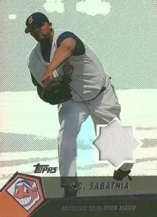 2004 Topps Clubhouse Collection #CS - CC Sabathia - Cleveland Indians
