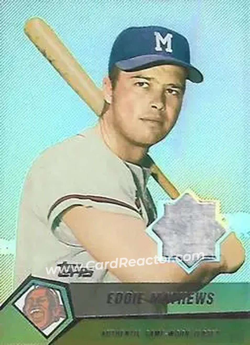 2004 Topps Clubhouse Collection #EM - Ed Mathews - Milwaukee Braves - Front