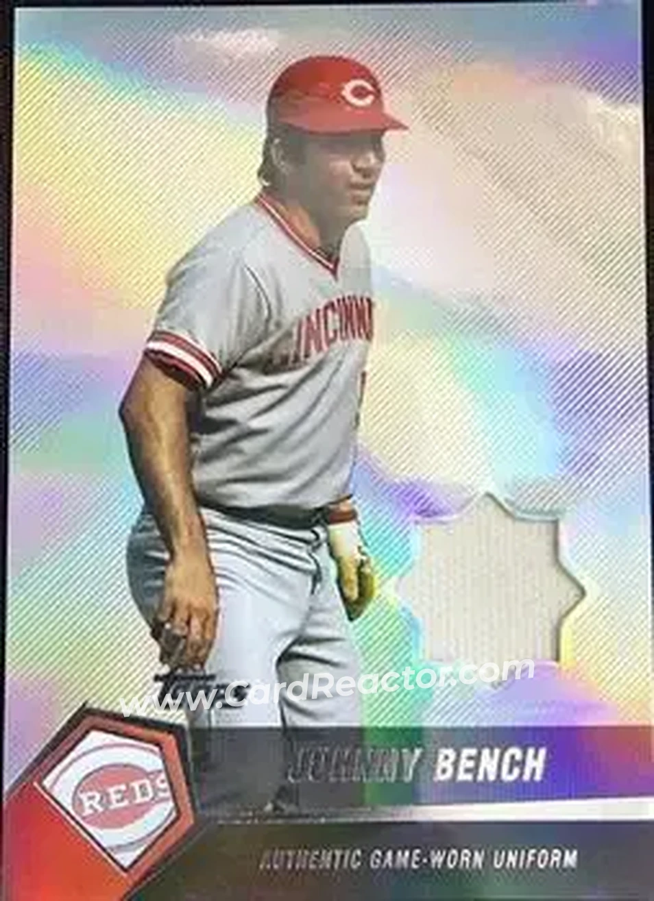 2004 Topps Clubhouse Collection #JBE - Johnny Bench - Cincinnati Reds - Front