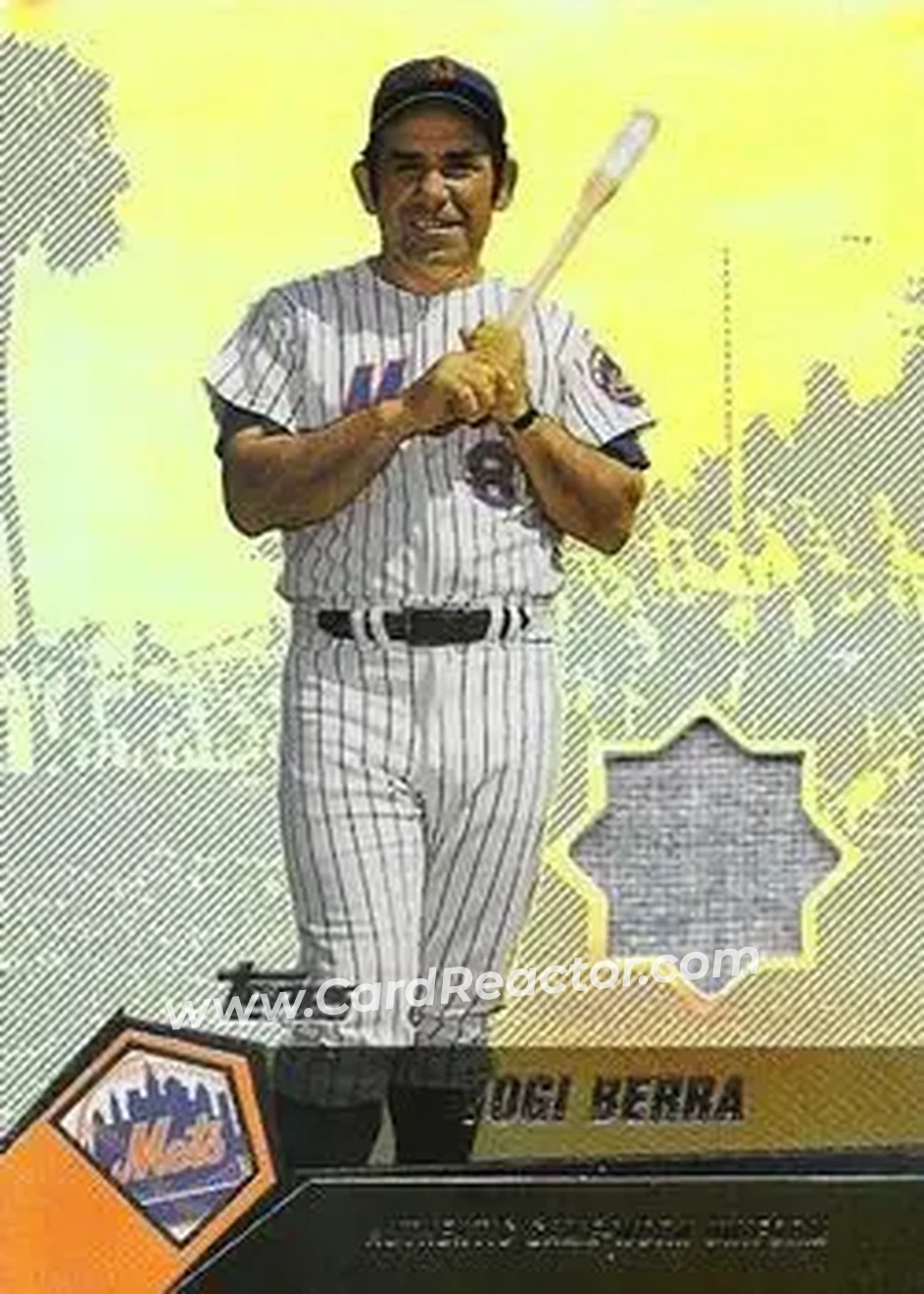 2004 Topps Clubhouse Collection #YB - Larry "Yogi" Berra - New York Mets - Front