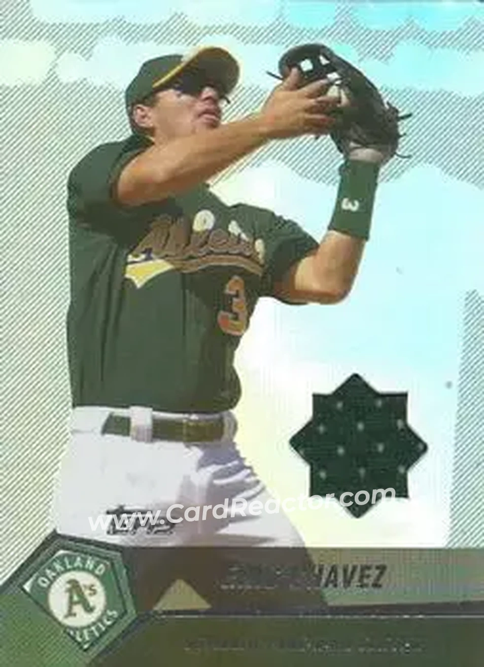 2004 Topps Clubhouse Collection #EC - Eric Chavez - Oakland Athletics - Front