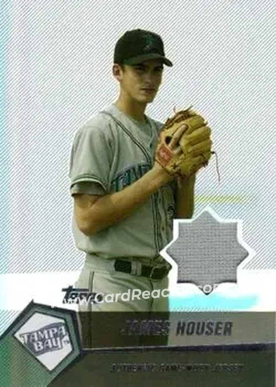 2004 Topps Clubhouse Collection #JH - James Houser - Tampa Bay Devil Rays - Front