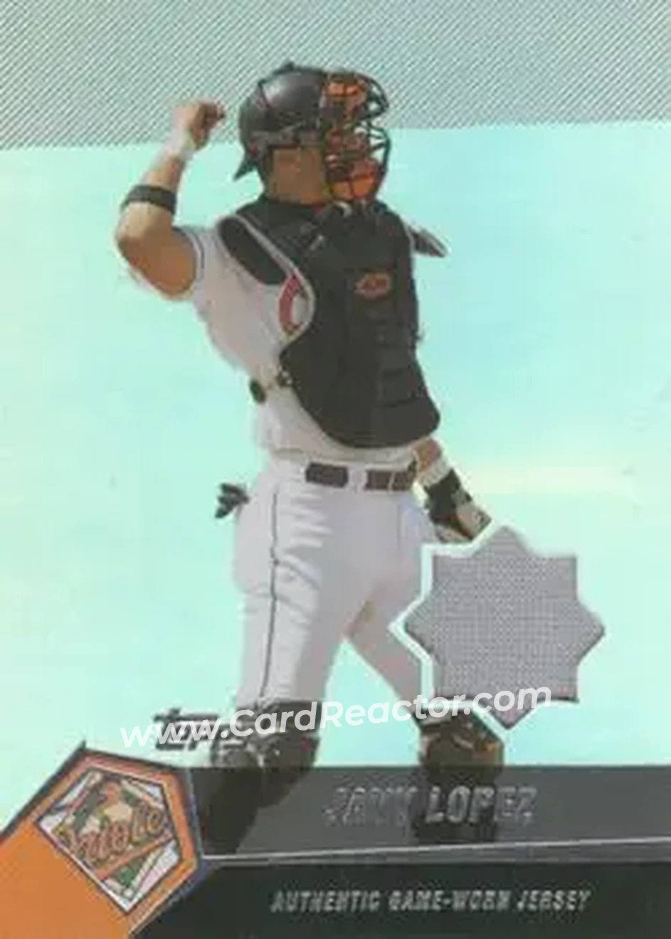 2004 Topps Clubhouse Collection #JL - Javier Lopez - Baltimore Orioles - Front 2004 Topps Clubhouse Collection #JL - Javier Lopez - Baltimore Orioles - Front