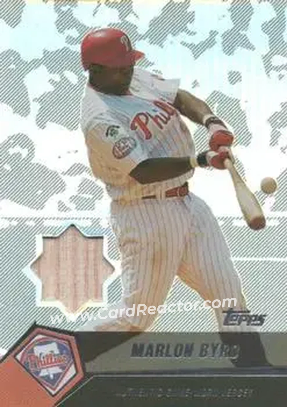 2004 Topps Clubhouse Collection #MB - Marlon Byrd - Philadelphia Phillies - Front