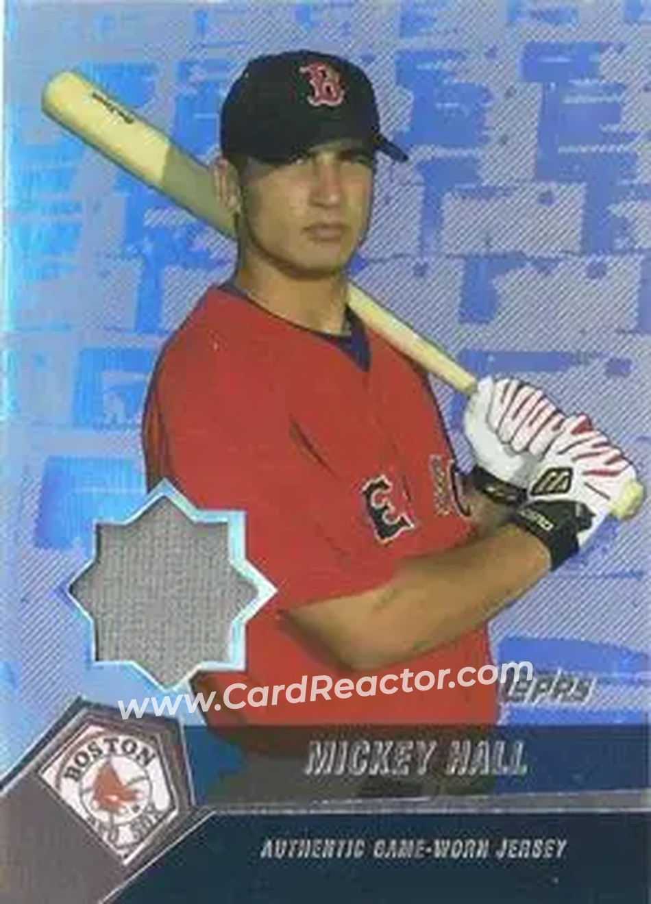 2004 Topps Clubhouse Collection #MH - Mickey Hall - Boston Red Sox - Front 2004 Topps Clubhouse Collection #MH - Mickey Hall - Boston Red Sox - Front