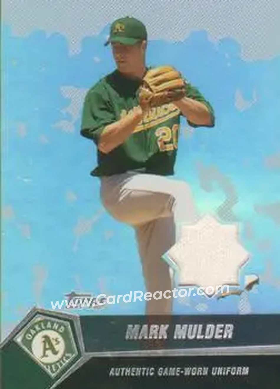 2004 Topps Clubhouse Collection #MM - Mark Mulder - Oakland Athletics - Front